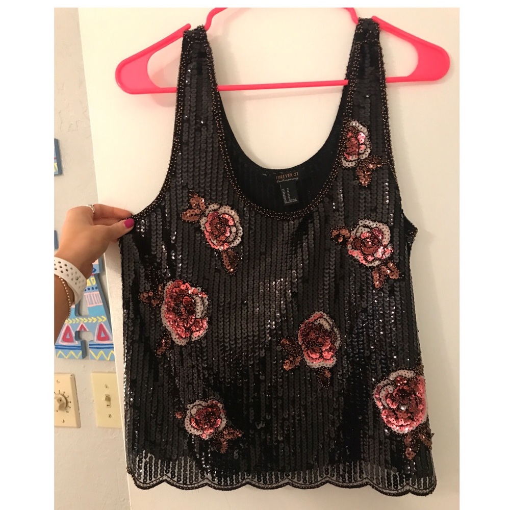 Forever 21 sequins tank top